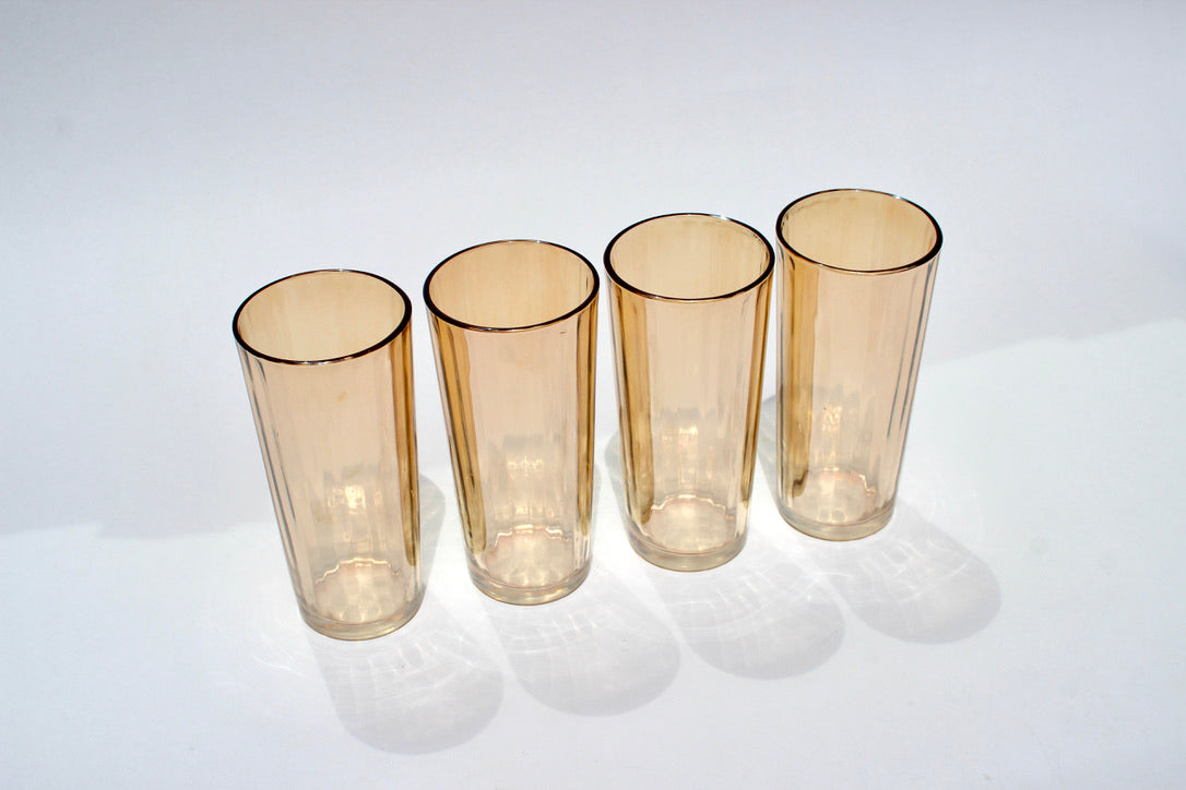 iridescent marigold glow tumblers (4)